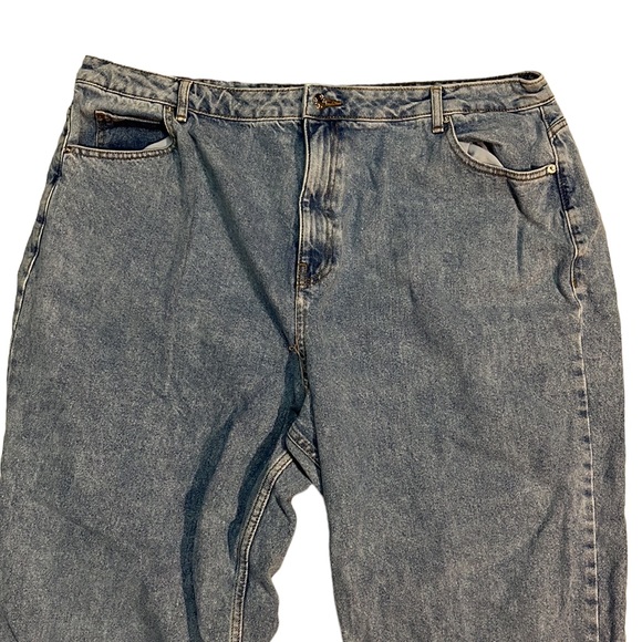 ASOS Curve Distressed Straight Leg Jeans (Size 18) - Picture 4 of 5